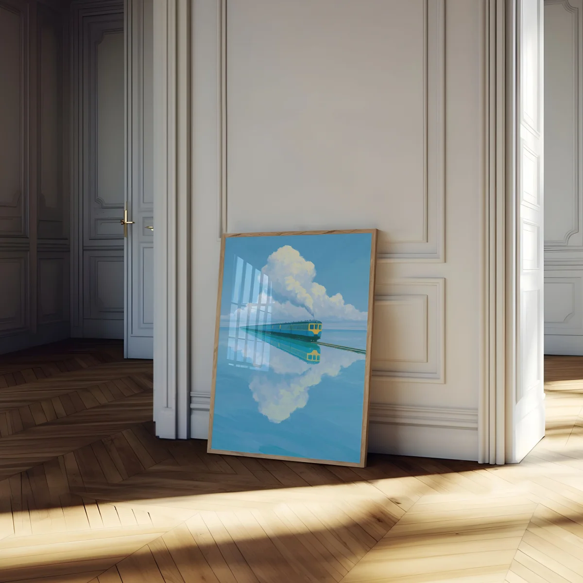 Train on Cloud Nine Poster - Image 5