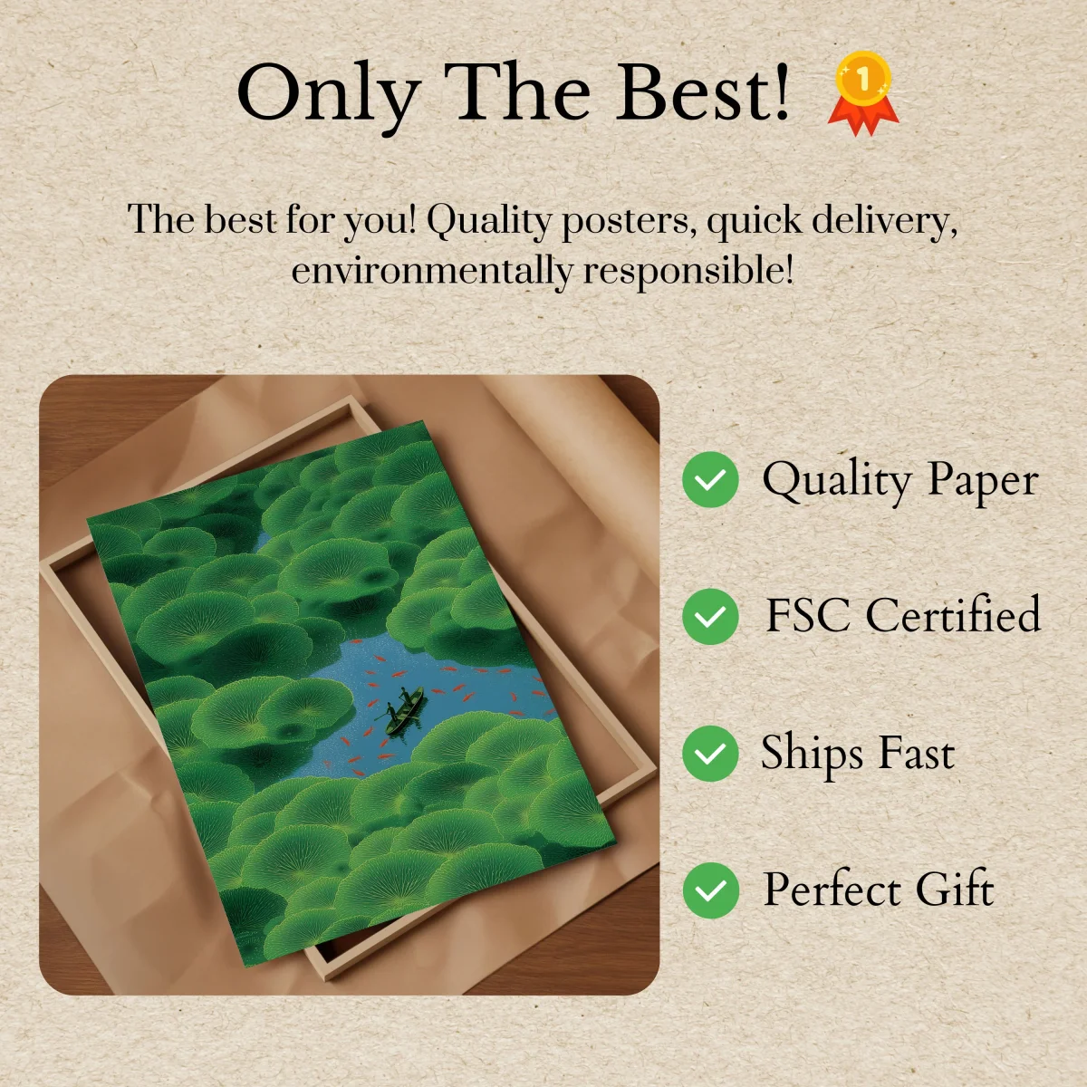 Lily Pad Fishing Adventure Poster - Image 4