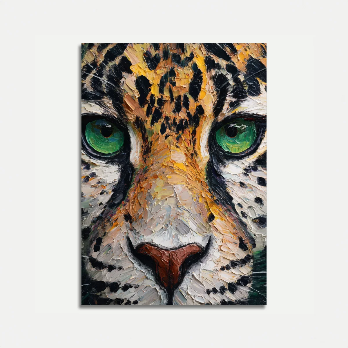 Leopard Cat Green Eyes Poster - Image 2
