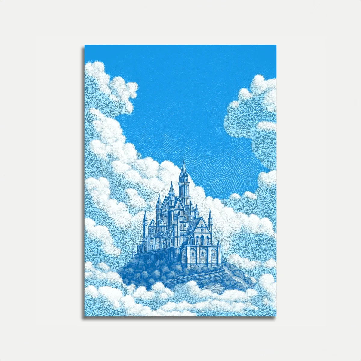 Enchanted Castle in the Clouds Poster - Image 2