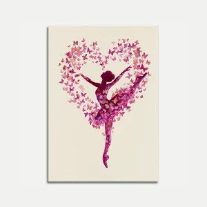 Butterfly Dancer in Flight Poster