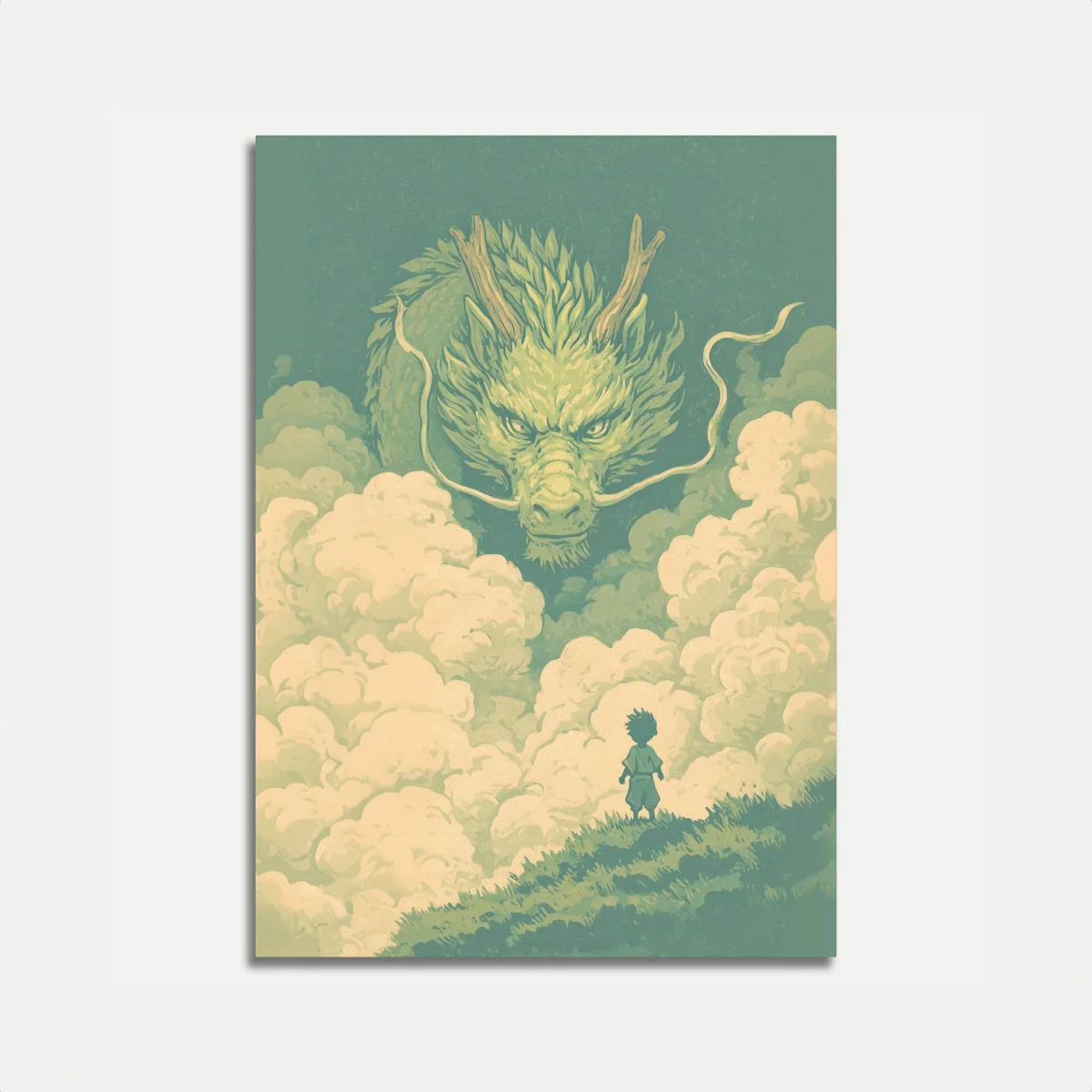 Dragon in the Clouds Poster - Image 2