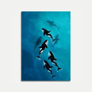 Orca Pod Ocean Journey Poster