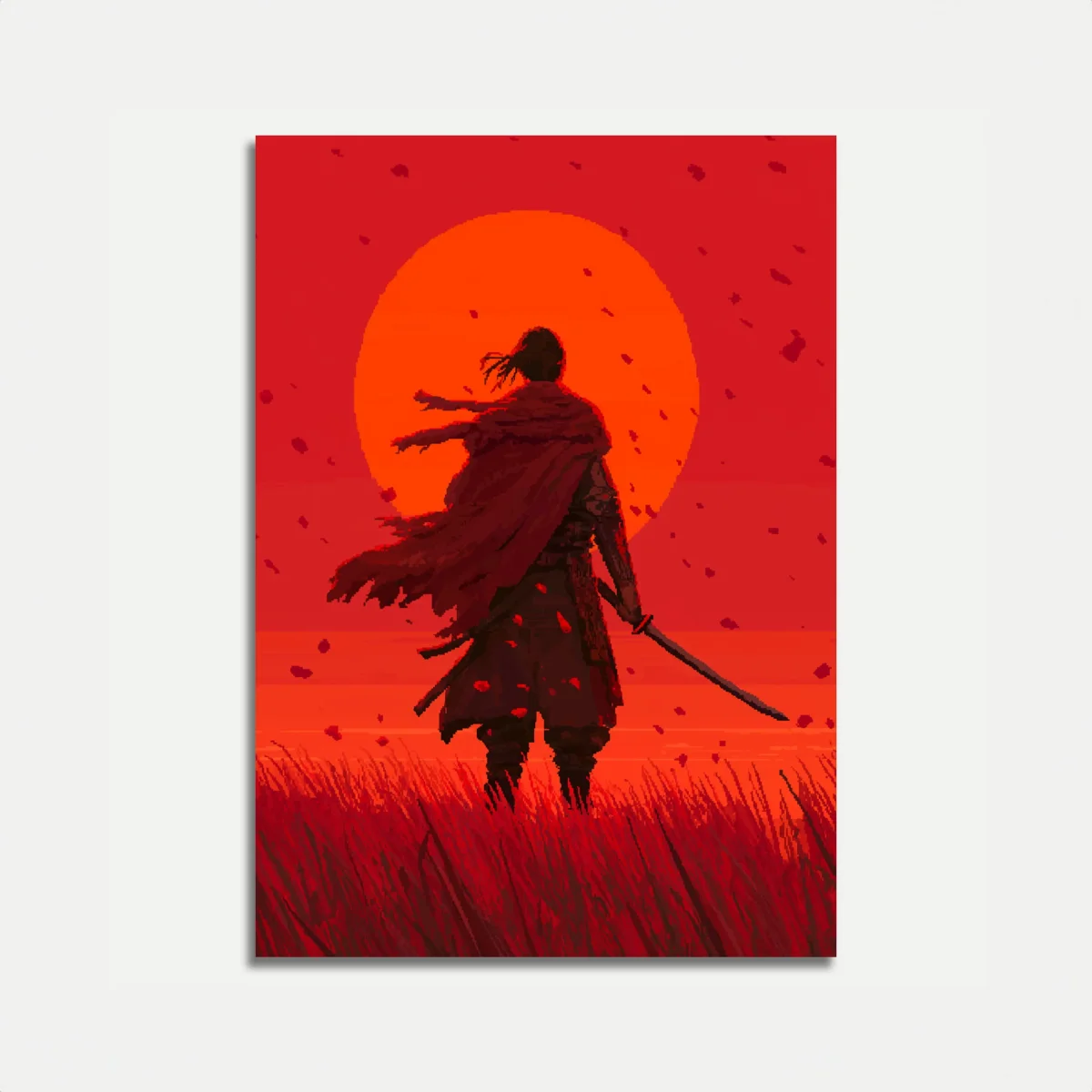 Warrior at Sunset Poster - Image 2