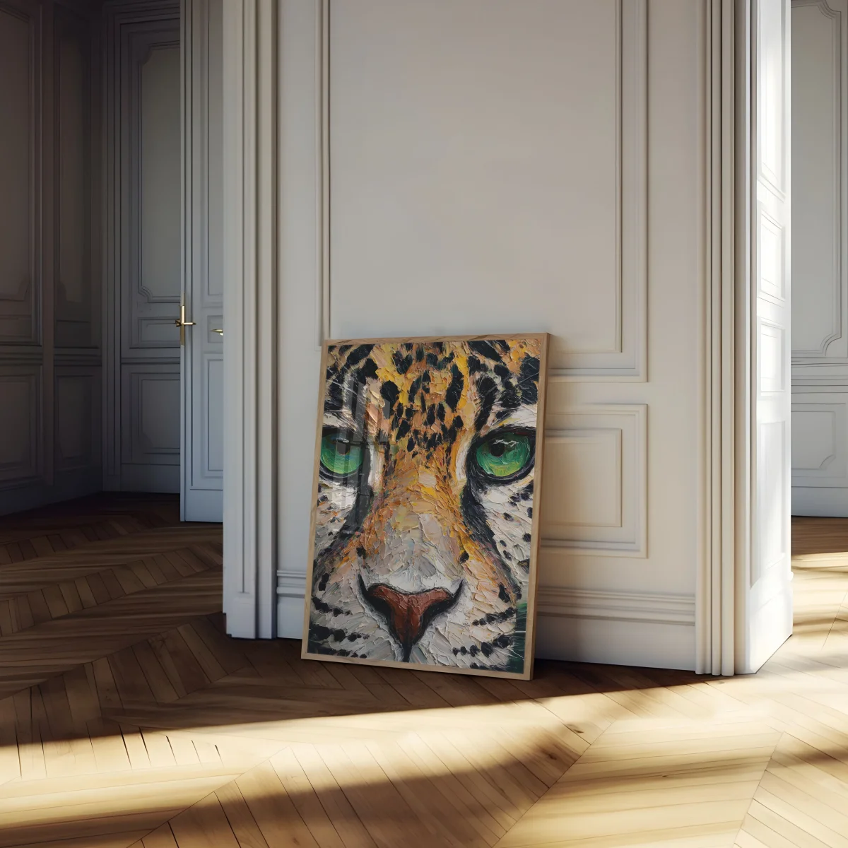Leopard Cat Green Eyes Poster - Image 5