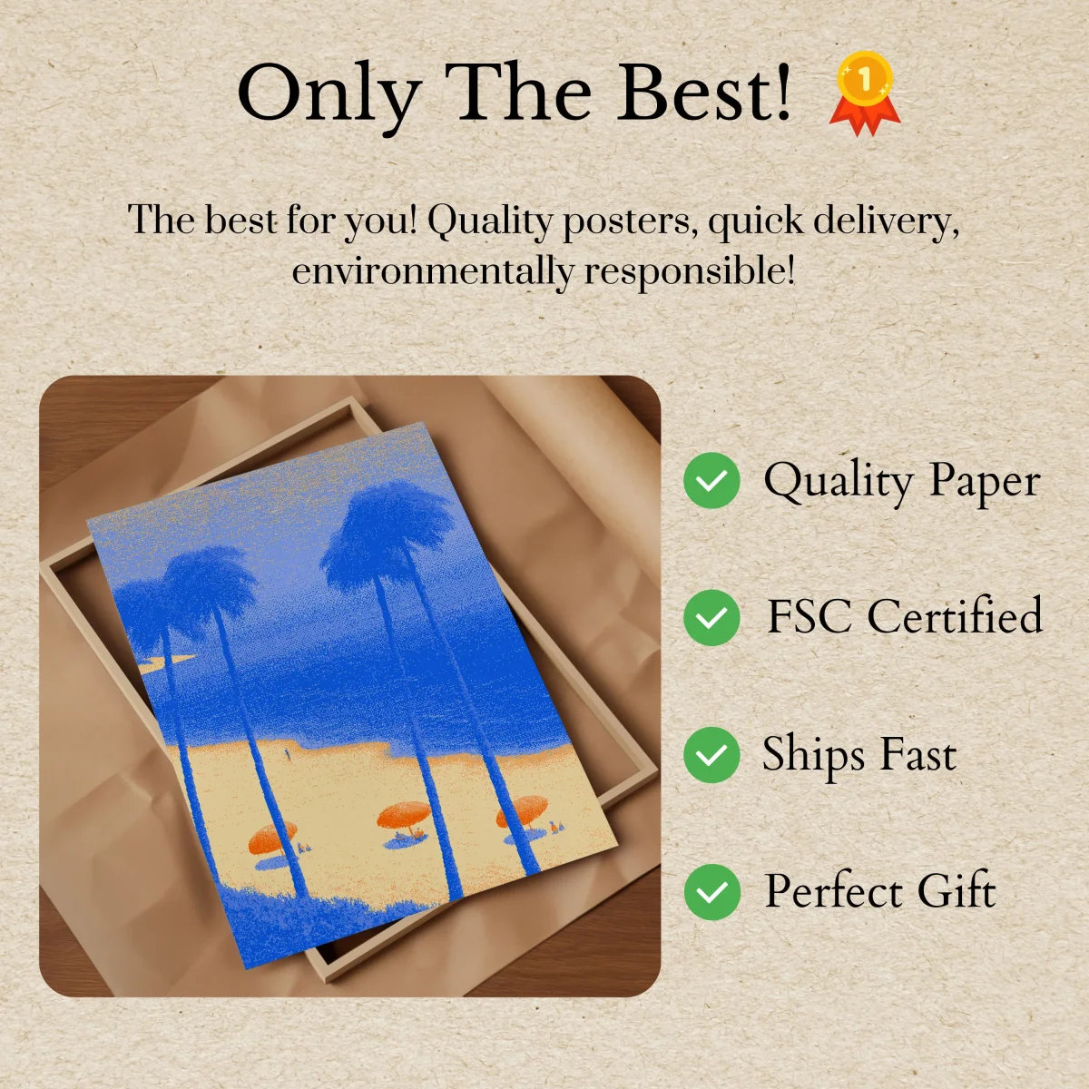 Tropical Beach Paradise Poster - Image 4
