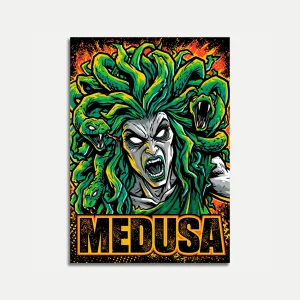 Medusa Serpent Fury Poster