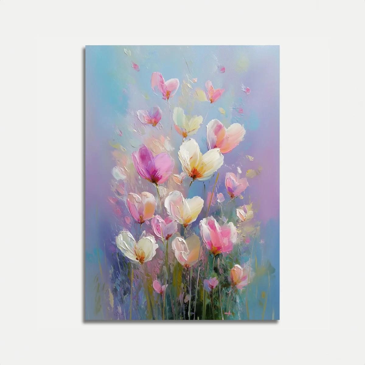 Blooming Cosmos Flowers Poster