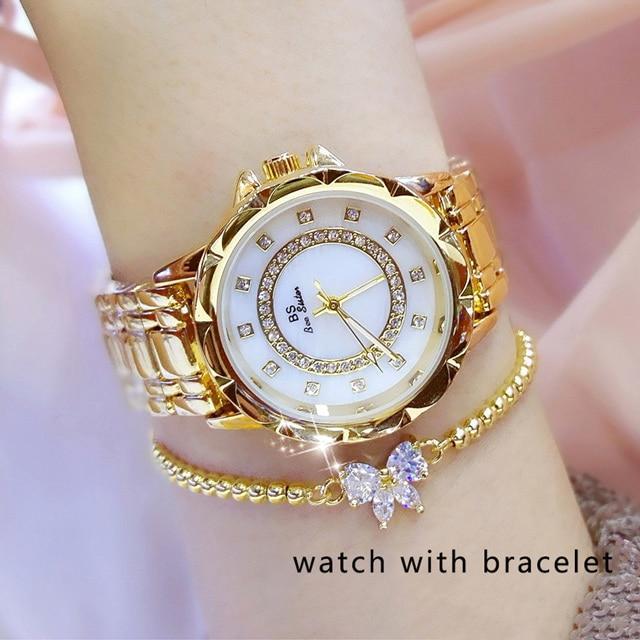 Relógio Diamond Luxury Feminino 2021 + Bracelete - Luxury Pack - Image 2