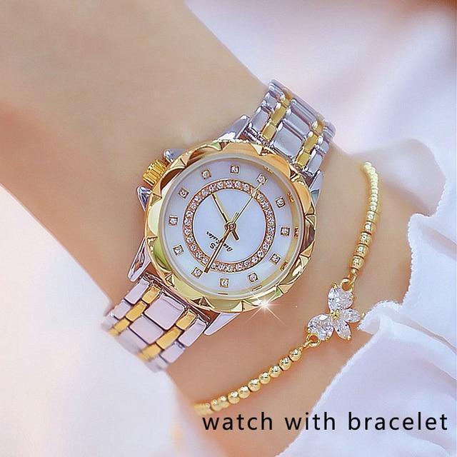 Relógio Diamond Luxury Feminino 2021 + Bracelete - Luxury Pack - Image 4